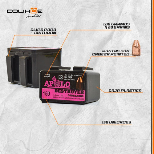 Balines Apolo Destroyer 5,5 X 150 1
