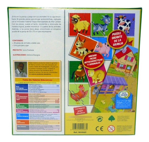 Puzle Para Niños Mi Granja - Lisciani Carotina 1