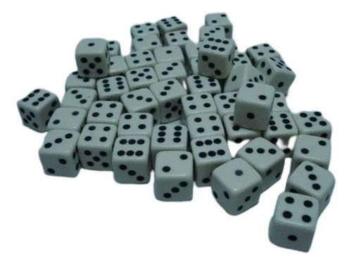 Conjunto Dados Rpg 16mm 50 Unidades 0