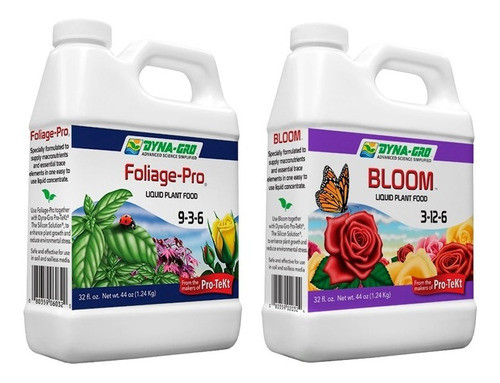 Kit Outdoor De Bases Foliage-pro + Bloom Dyna-gro 2x237ml 0