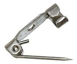Base Broche 20mm Kit 100 Peças Prata Alfinete 1