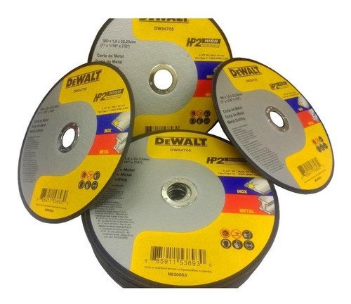 Disco Corte Amoladora 180mm Dewalt Dw84701 Set 25 Discos Bguemes 0