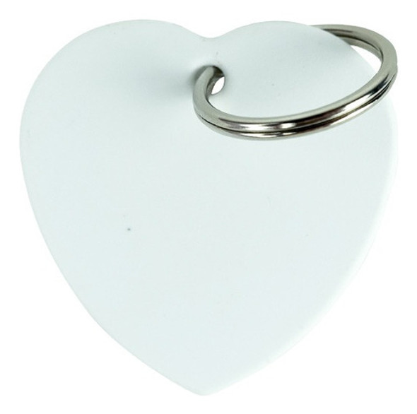 Llavero Sublimable Polimero Corazon Plastico Sublimar X 20u 0
