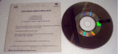 Los Fabulosos Cadillacs Cd Promo Raro / Kktus 1