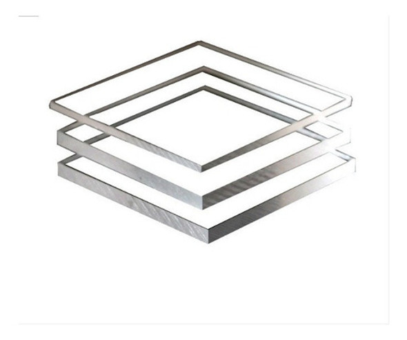 Acrilico 20x20 Cm En 2mm X 20 Unidades Transparente Cristal 1