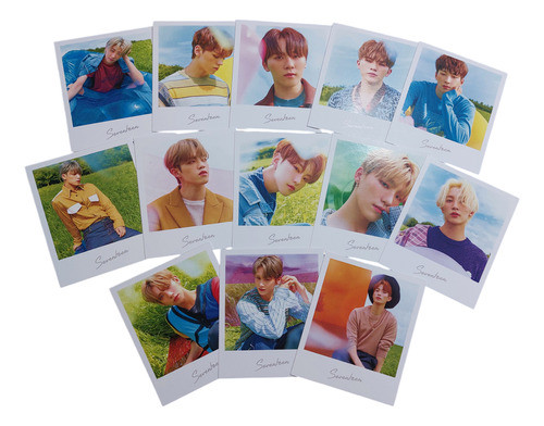 Set De Fotos Polaroids De Seventeen × 13 Fotos Kpop Boygroup 1