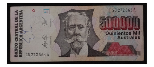 Argentina 500000 Australes Serie A 1990 Bueno Bot 2899 0