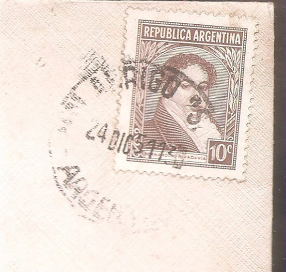 Argentina 1951 Sobre Circulado  Numero  113c 1
