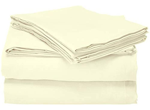 Juego De Sábanas De Microfibra (pastel Paler Yellow, Queen) 0