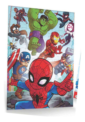 Puzzle Rompecabezas X70 Piezas Marvel Superhero ELG Vsp03274 1