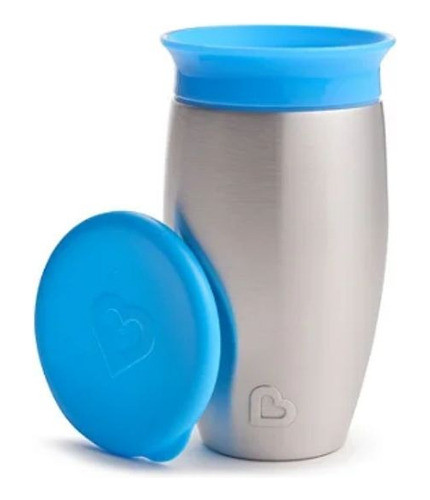 Copo Térmico Inox 360° Azul - Munchkin 1