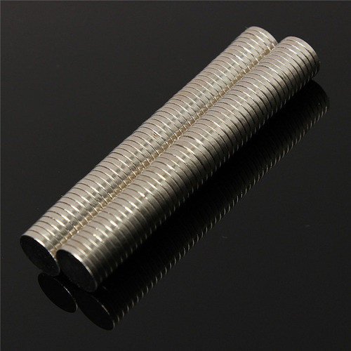 100 Peças Imã De Neodímio Super Forte N50 Pastilha 8mm X 1mm 0