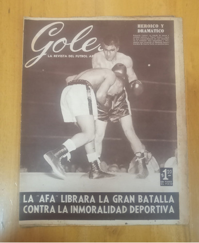 Revista Goles 362 - 17/5/55 Lausse Heroico Y Dramatico 0