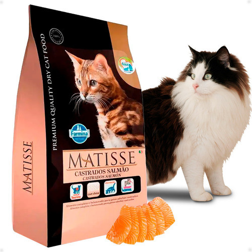 Alimento De Gato Castrado Salmon 7.5 Kg + Lindo Regalo Kubo 0
