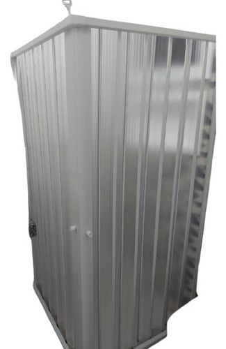 Box Sanfonado De Canto 0,85  L X 0,85 L X 1,85 - Branco 0