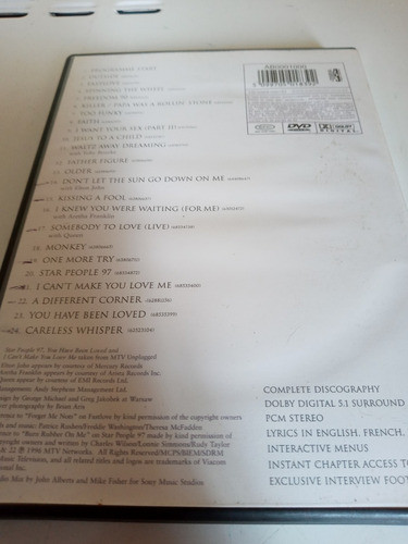Dvd - Ladies & Gentlemen - The Best Of George Michael 1