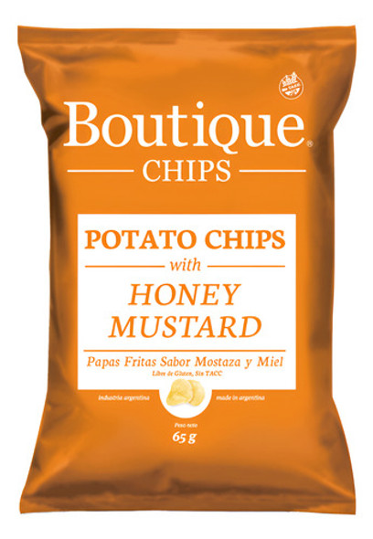Boutique Chips Sabor Mostaza Y Miel X 65gr Sin Tacc 0