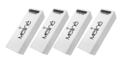 Bloque Blanco Pulir Uñas Brillosas Meline Buen Pelo 0