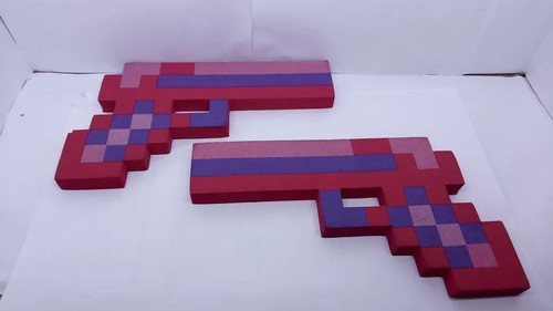 Armas Pistolas Goma Eva Minecraft 0