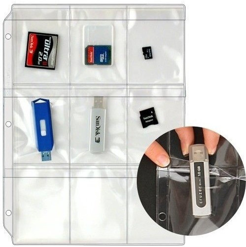Storesmart®  Paginas De Plastico  Tarjetas De Memoria Sd 0
