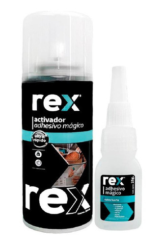 Adhesivo Mágico 25 Gr Con Spray Activador 100 Ml - Rex 0