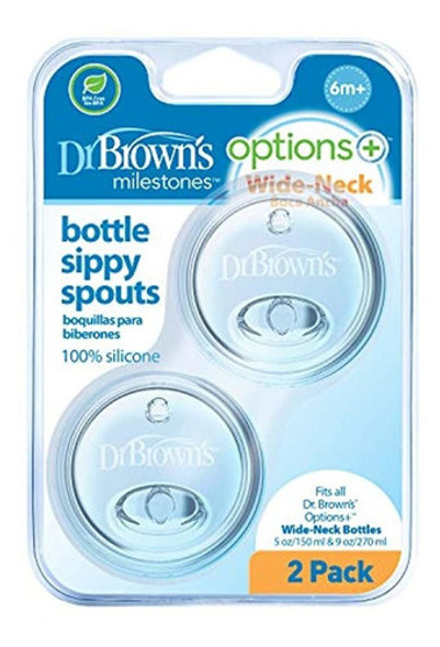 Opciones De Dr Browns Botella De Cuello Ancho Para Bebé 2 U 1