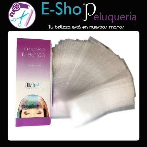 Bandas Térmicas Para Mechas Reflejo Eurostil Peluqueria X 80 1