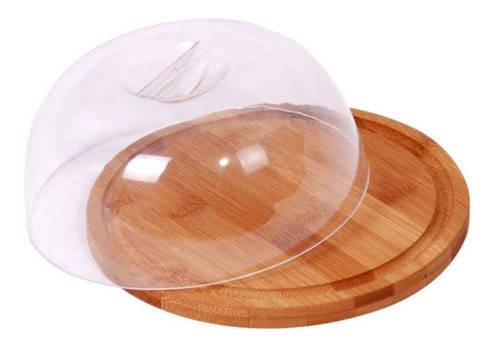 Quesera Madera De Bamboo 18x8cm 0