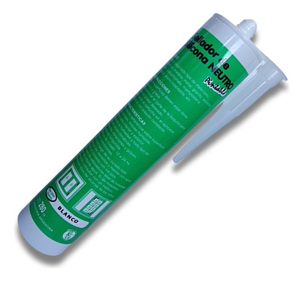 Sellador Silicona Neutra Pack 10 U. 280cc Transparente 1 Sellador Silicona Neutra Pack 10 U. 280cc Transparente 1