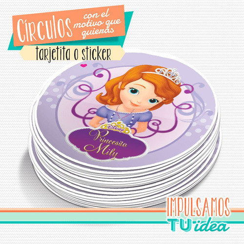 Princesita Sofía - Círculo Para Imprimir 0