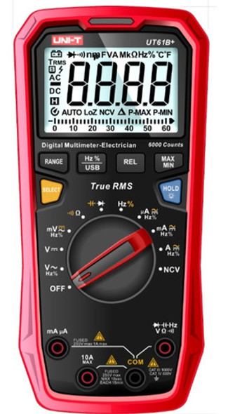 Multímetro Tester Digital True Rms Uni-t Ut61b+ 1000v Electr 0