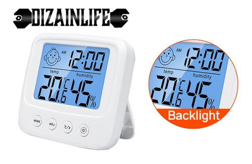 Promoção Termômetro Higrômetro Umidade Temperatura Hora 1