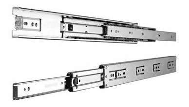 Riel Corredera Telescópica Cromada 50cm X 4,5cm Ducasse 0