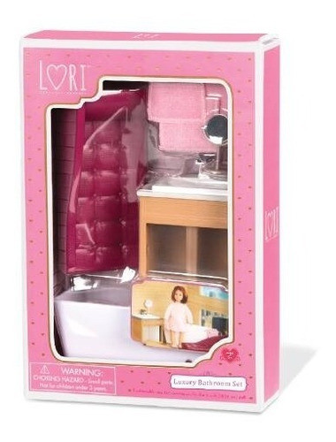 Lori Conjunto De Accesorios De Baño Para Muñecas Lo37029z 1