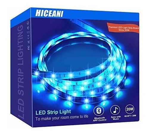 Luces De Tira De Led Rgb Bluetooth Efectos 20 Metros 0