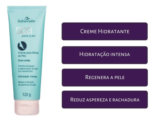 Creme Hidratante De Pé Para Tirar Casco E Ressecamento 120g 1
