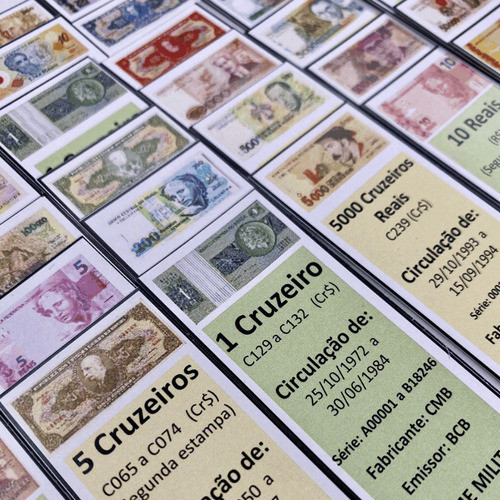Etiquetas Para Coleção De Cédulas Brasileiras 1