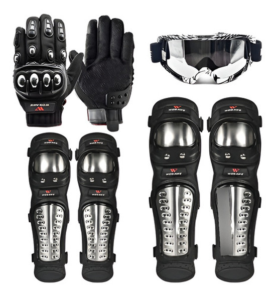 Rodilleras Y Coderas  Gafas Guante Caliente Para Moto 4 0 Rodilleras Y Coderas  Gafas Guante Caliente Para Moto 4 0