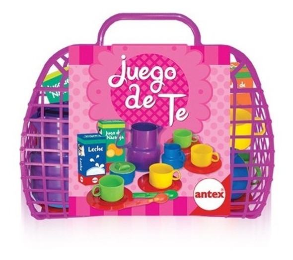 Juego De Te En Canasta Juguete Niños 1138 Antex 0