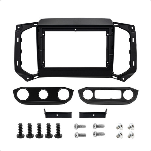 Moldura 9 Polegadas Chevrolet S10 2017/22 Analógico Digital 0