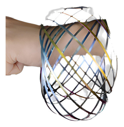 Us@toroflux Resorte Metal Colores Flowtoy Flujo Anillo Cinét 0