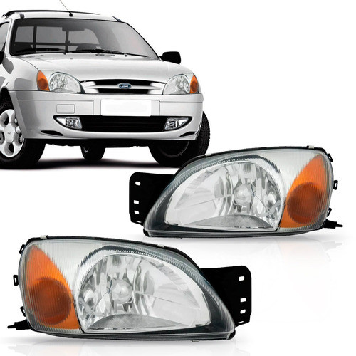 Par Farol Fiesta 2000 A 2002 Courier 2000 A 2010 Pisca Ambar 0