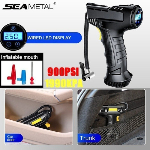 Compressor De Ar Recarregável 900psi Bomba Inflável Sem Fio1 1