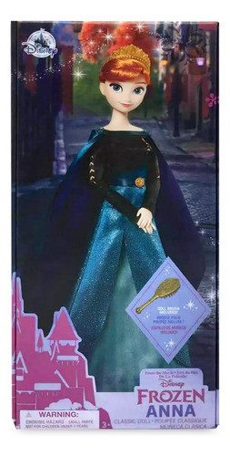 Queen Anna Frozen Classic Doll Princesas Disney Store 1