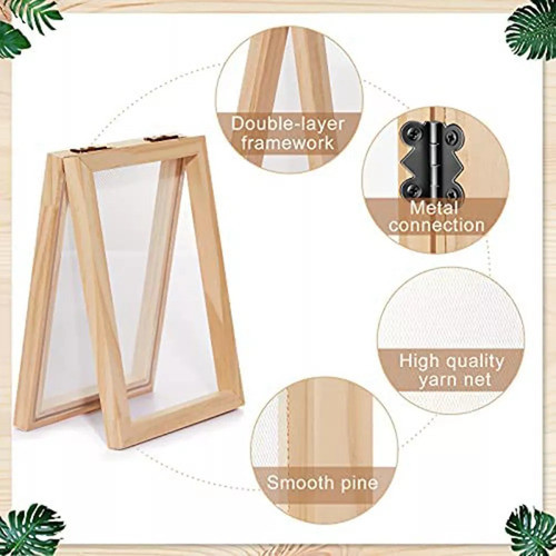 Kit De Tela Para Fabricação De Artesanato De Papel De Madeir 1