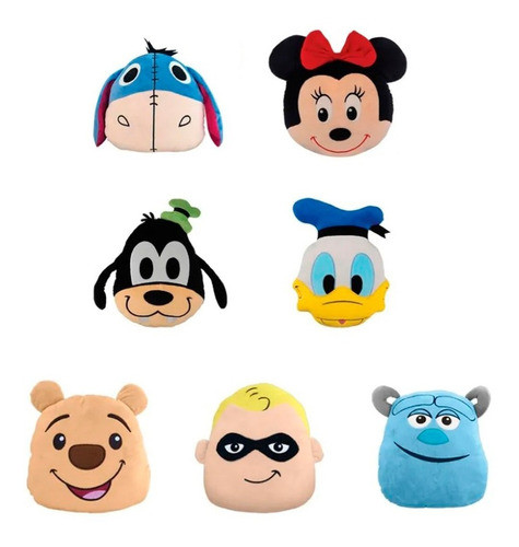 Clarin Colección Disney - Set 5 De 7 Almohaditas De Peluche 0