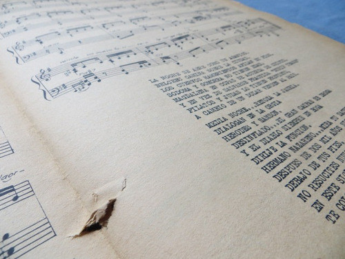 Una Piba Como Vos: Gilardoni + Cristo: Tasca Partitura Tango 1