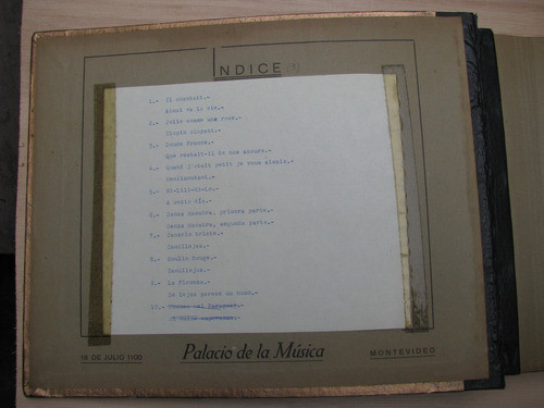 Album Antiguo Palacio De La Musica Con 9 Discos De Pasta 1