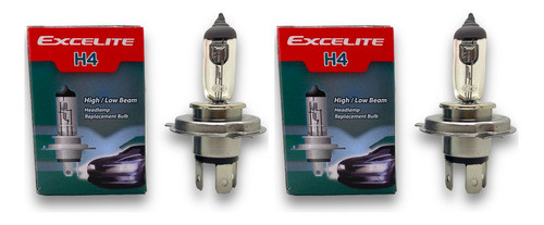 Par Lamparas H4 12v 60/55w P43t Alta Y Baja X 2 Unidades 0