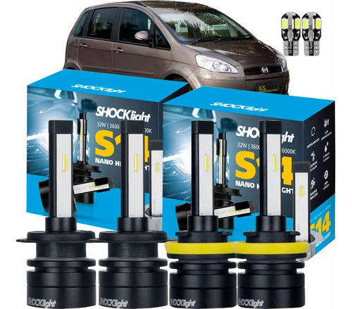 Lâmpadas Idea 2005 2006 2007 A 2016 Super Led Alto E Baixo 0